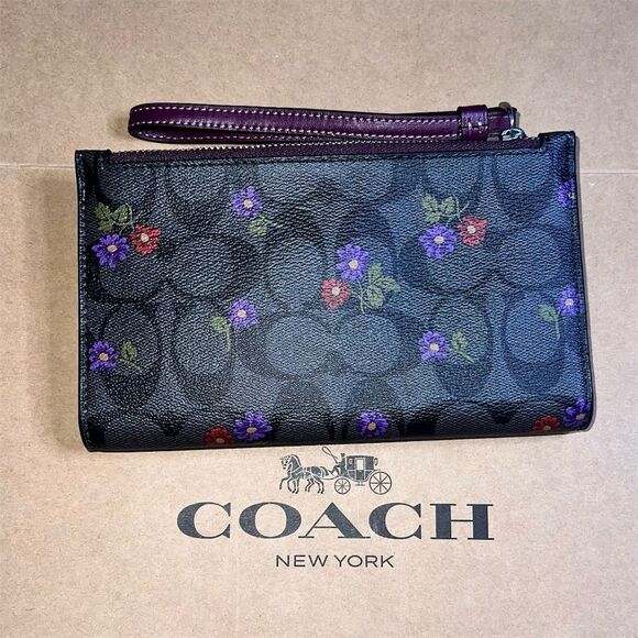 COACH Gallery Tote & Phone Wallet Set Limited Edition Country Floral Print - Picture 13 of 14